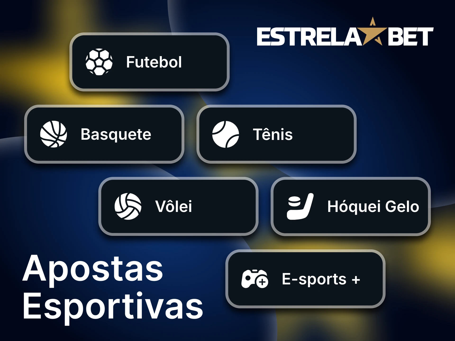 O aplicativo Estrela Bet oferece diversas opções de esportes e apostas ao vivo.