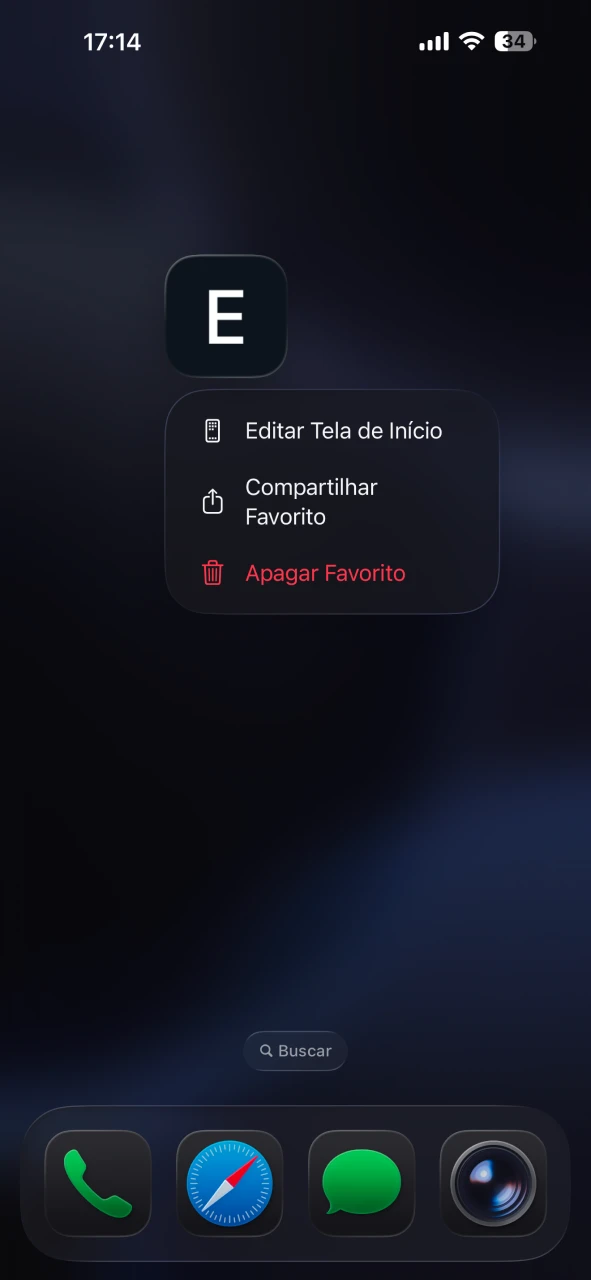 Encontre o ícone da Estrela Bet na sua tela inicial.