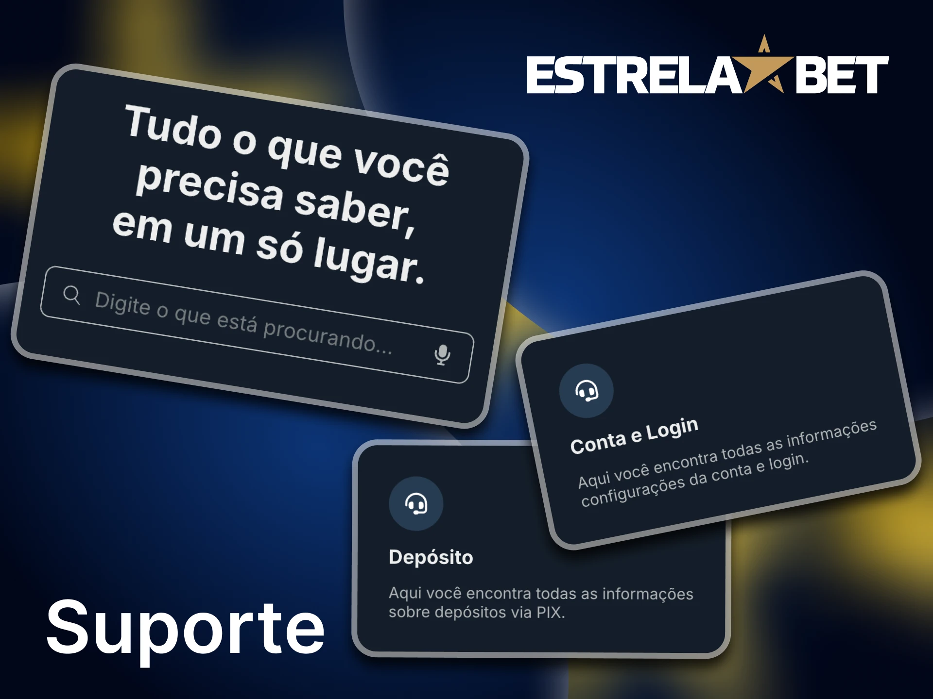 Obtenha suporte no aplicativo Estrela Bet em português brasileiro.