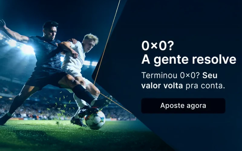 A Estrela Bet oferece reembolsos para apostas de futebol que terminam em empate de 0-0.