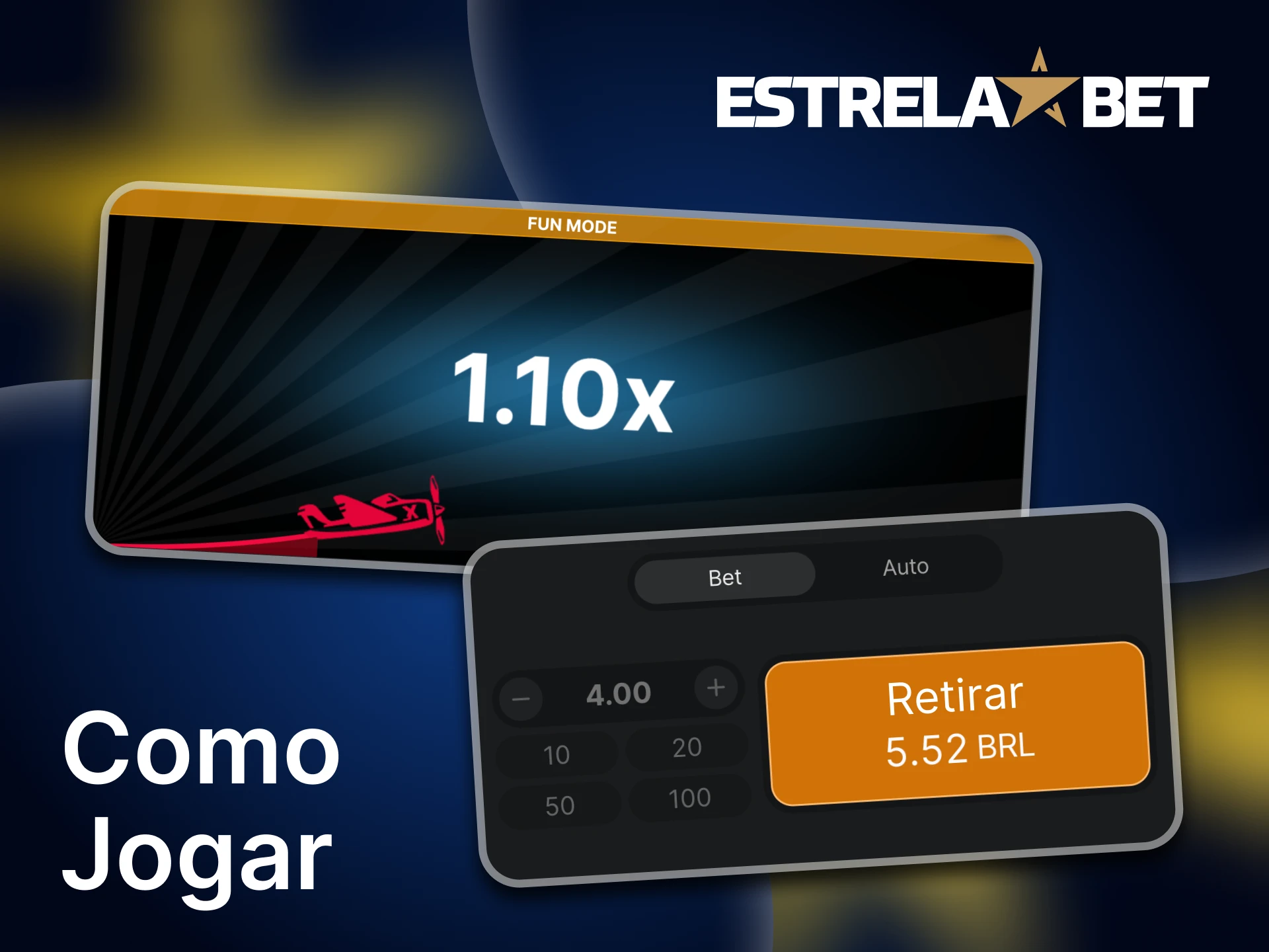 Siga os passos para começar a ganhar no Estrela Bet Aviator.