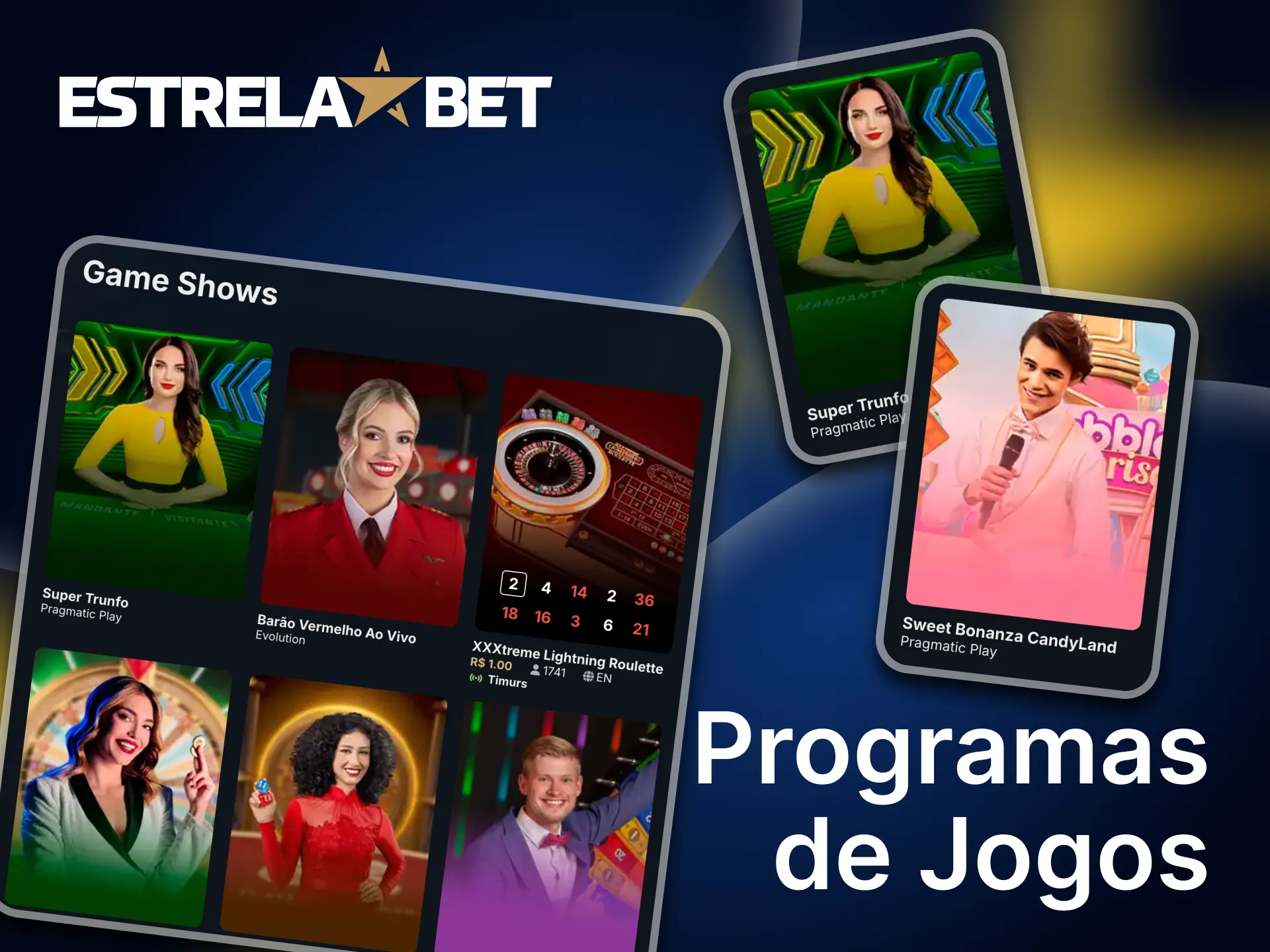 Estrela Bet oferece prêmios em programas de jogos.