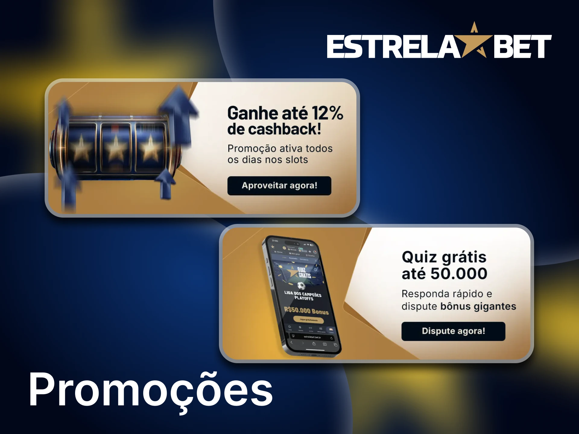 Aumente seus ganhos com as promoções especiais da Estrela Bet.