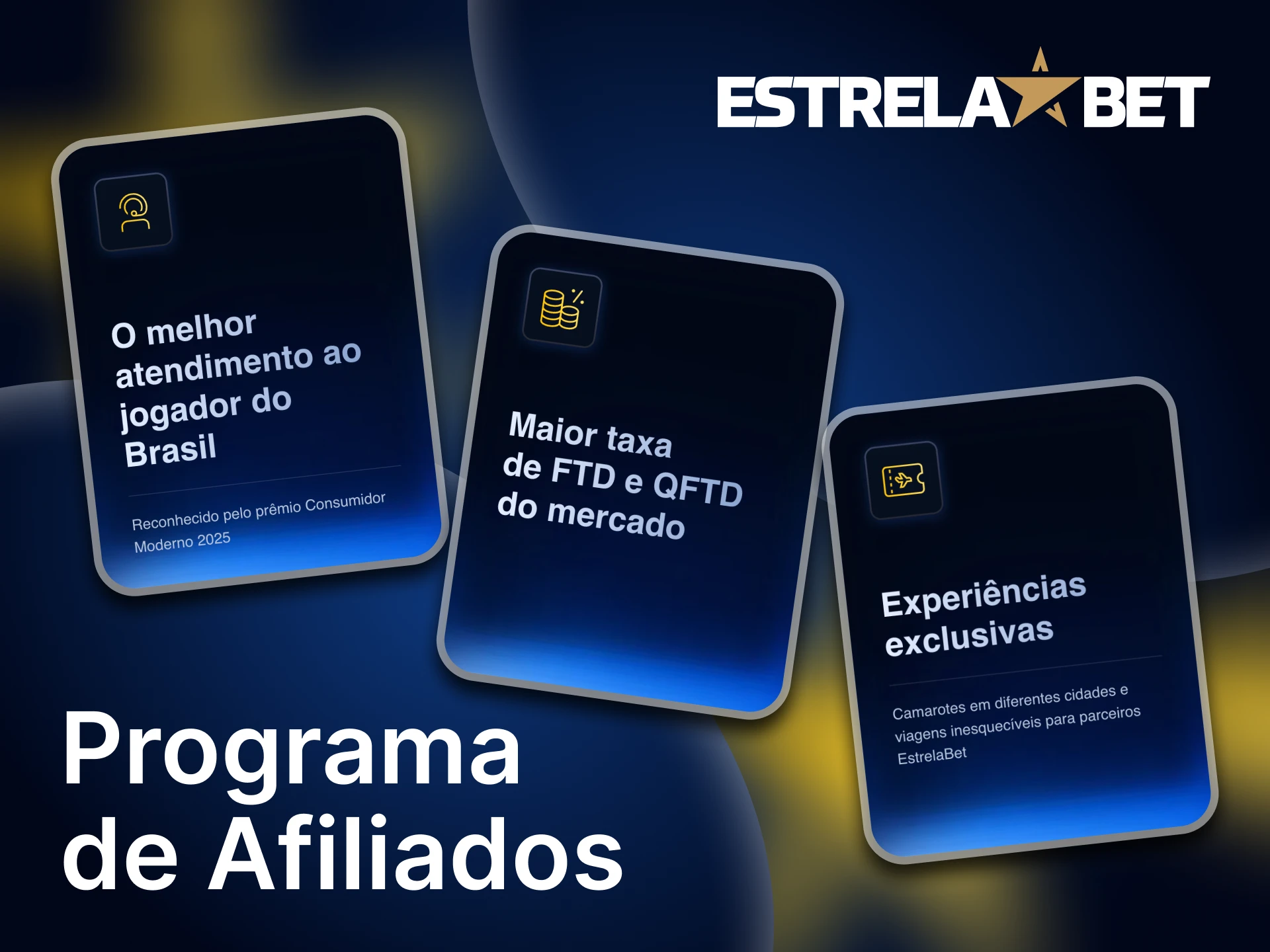 Comece a ganhar dinheiro com o programa de afiliados da Estrela Bet.
