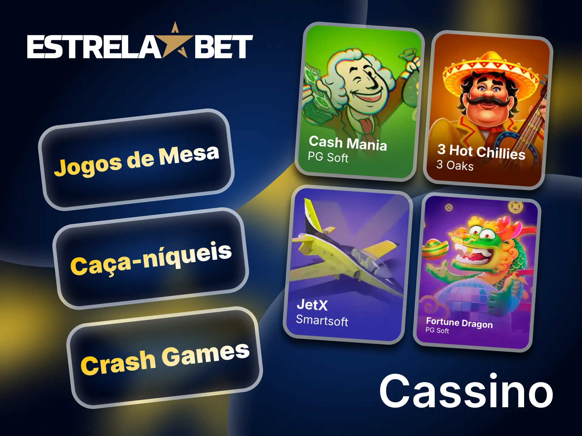 Jogue milhares de jogos diferentes no cassino Estrela Bet.