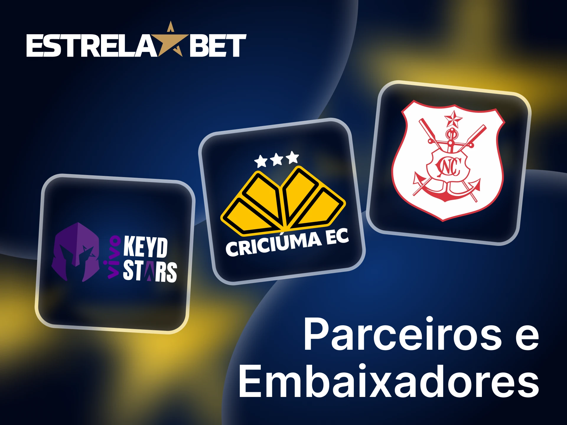 A marca Estrela Bet possui muitos parceiros e embaixadores.