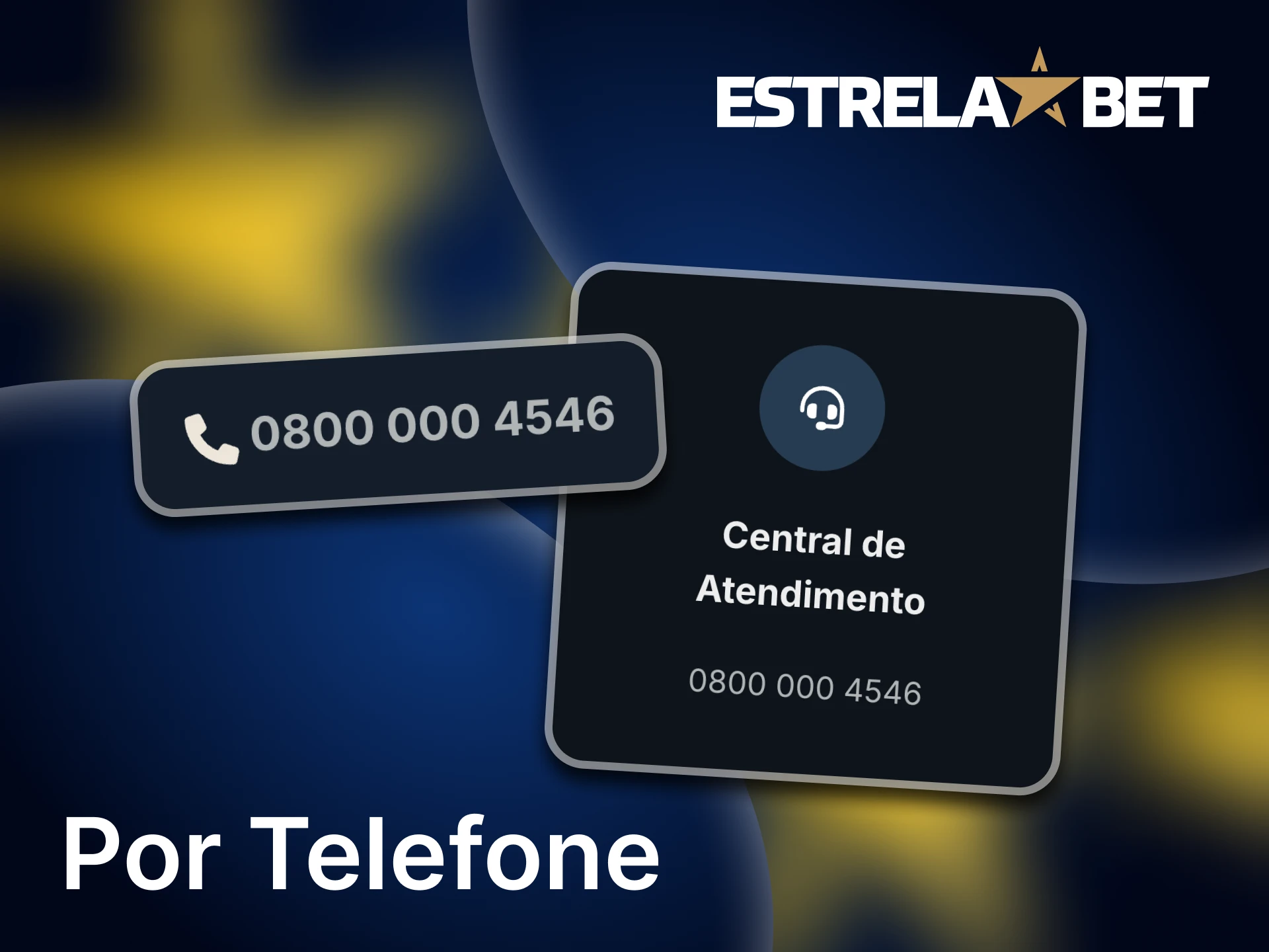 Utilize a linha telefônica da Estrela Bets para obter assistência.