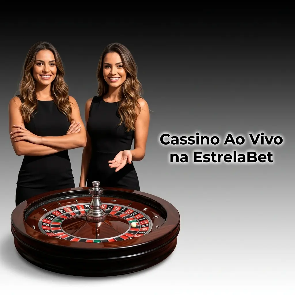 Cassino ao vivo da EstrelaBet com dealers reais em alta definição, roleta, blackjack, bacará e game shows