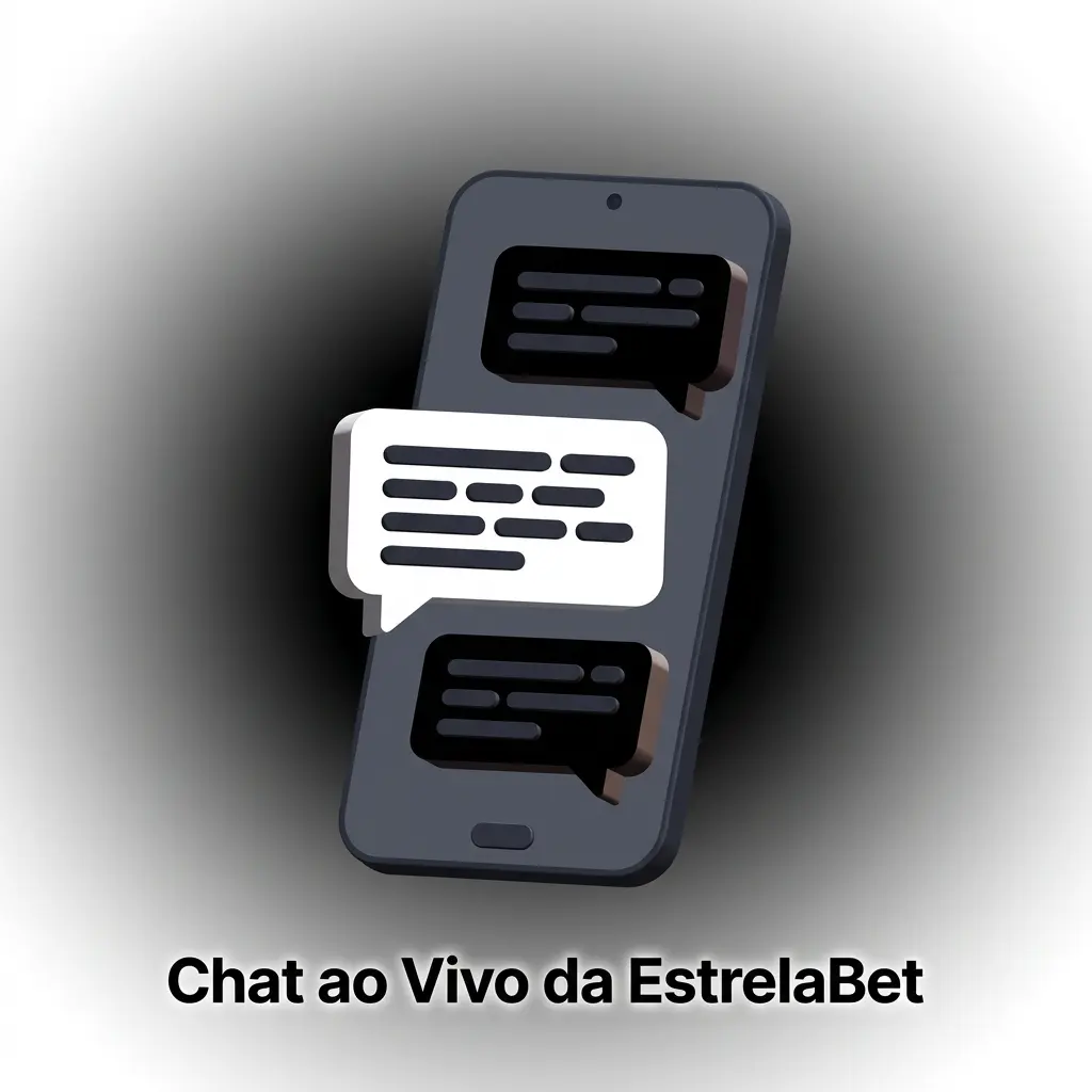 Ícone de chat ao vivo da EstrelaBet para suporte em tempo real 24/7 em português