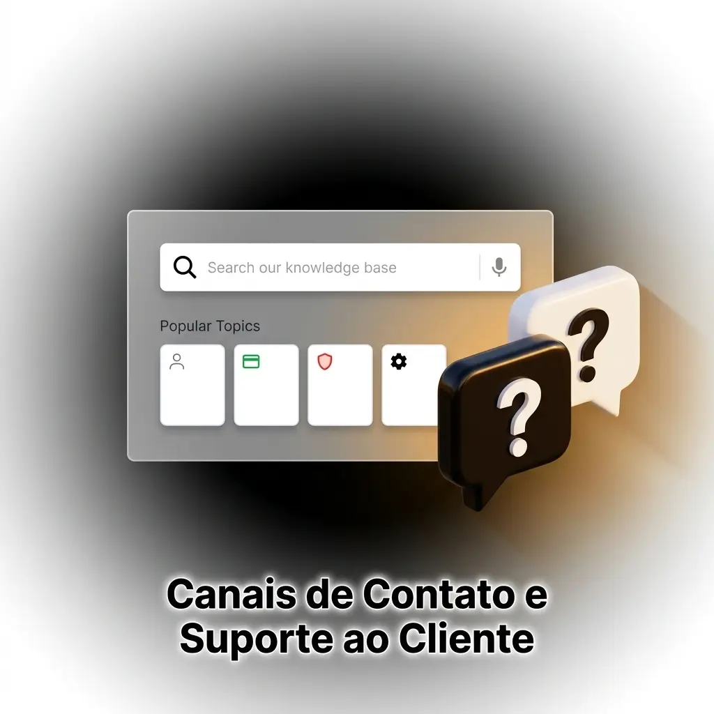 Canais de suporte ao cliente da EstrelaBet: chat ao vivo, e-mail e central de ajuda disponíveis 24h