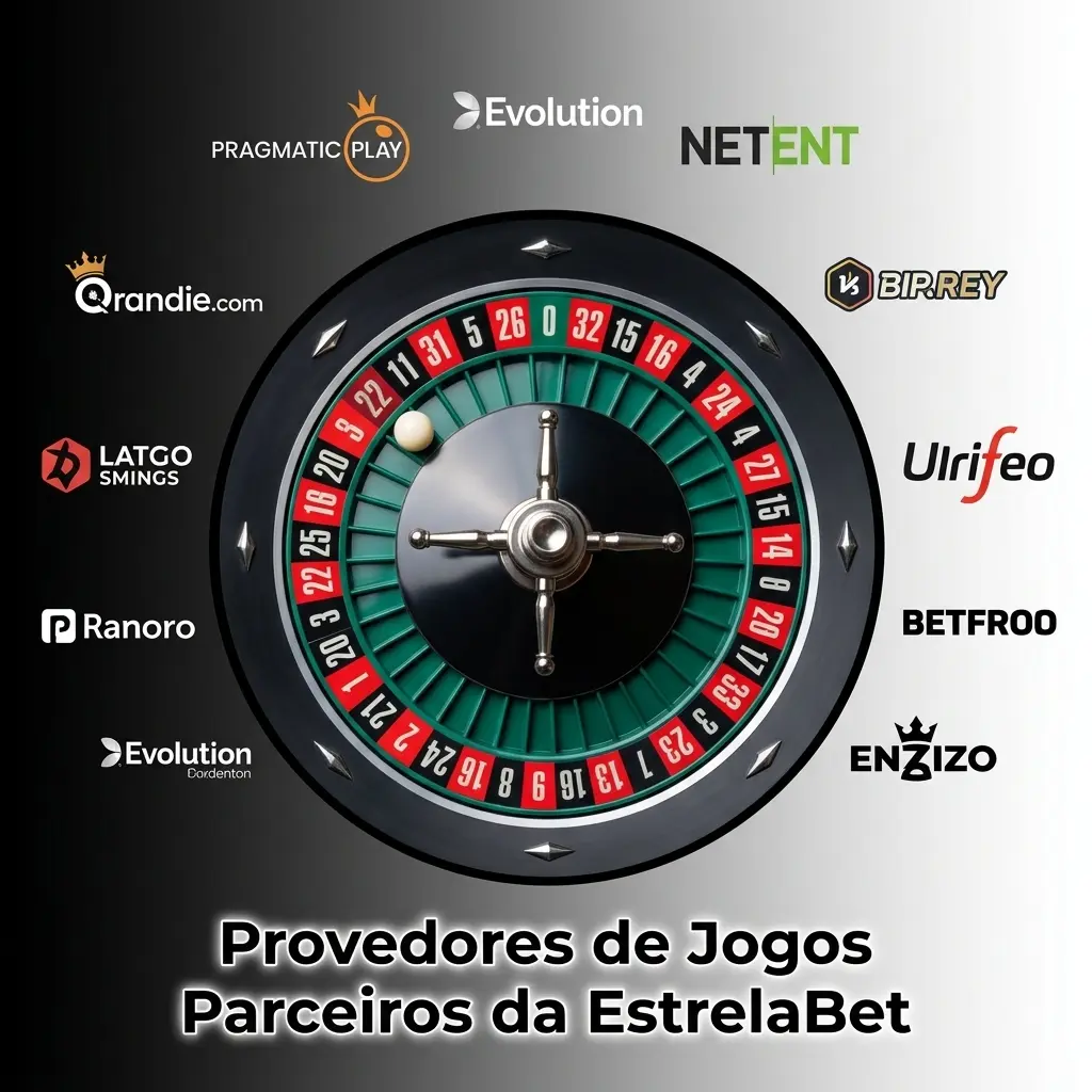 Provedores parceiros da EstrelaBet: Evolution, Pragmatic Play, Spribe, Ezugi e Hacksaw Gaming