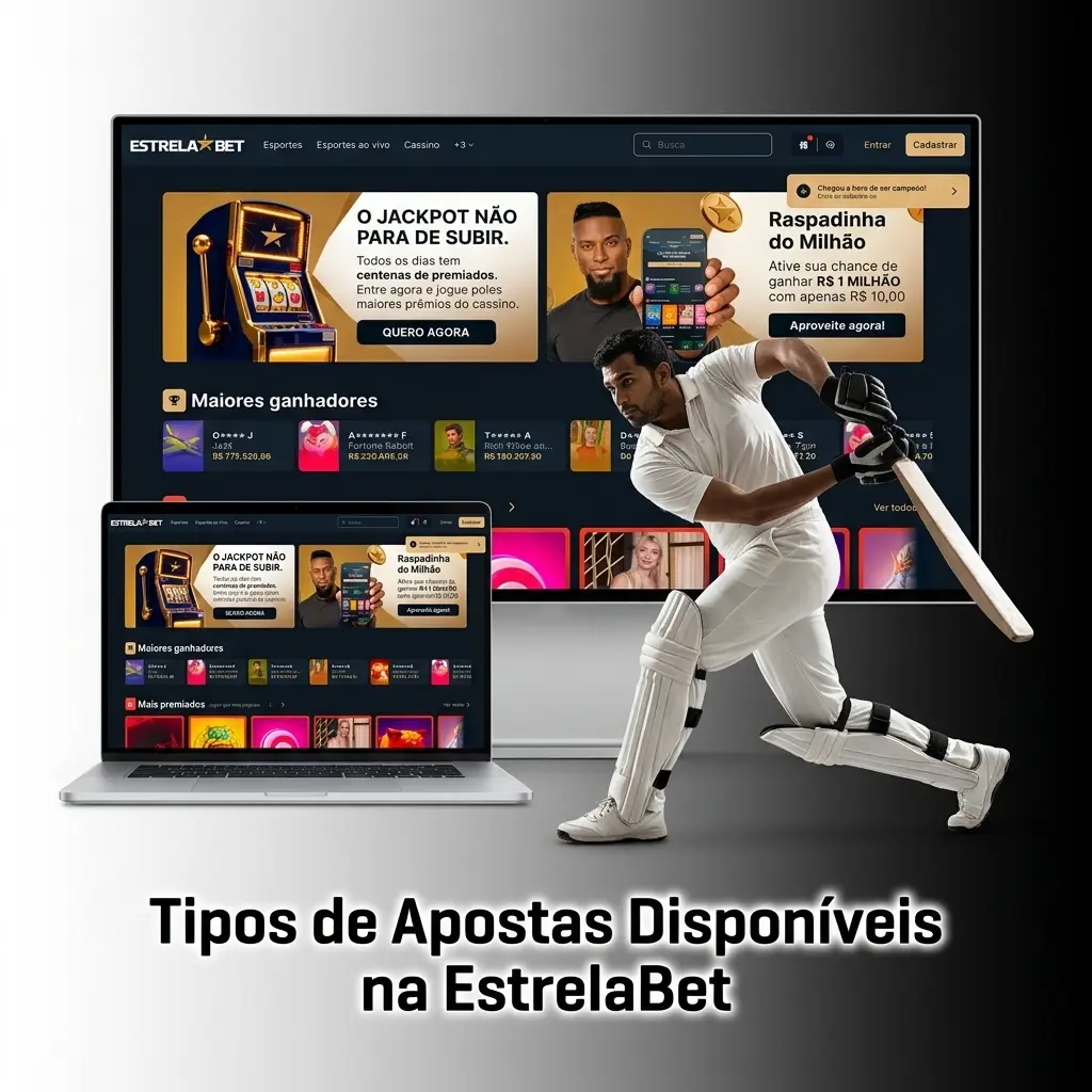 Tipos de apostas na EstrelaBet: simples, múltipla, sistema, longo prazo e ao vivo para apostadores no Brasil