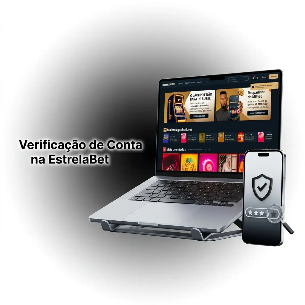 Verificação de conta KYC na EstrelaBet com envio de documentos para liberar saques via Pix